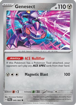 Genesect 040/064 - Reverse Holofoil SV Shrouded Fable - Uncommon