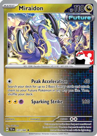 Miraidon 121 Prize Pack Series Cards - Rare