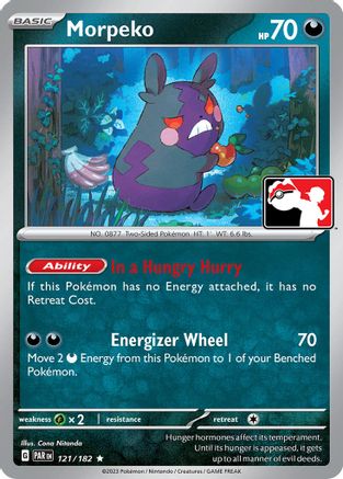 Morpeko 121 Prize Pack Series Cards - Rare