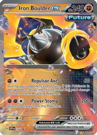 Iron Boulder ex 147 - Holofoil SV Scarlet & Violet Promo Cards - Promo