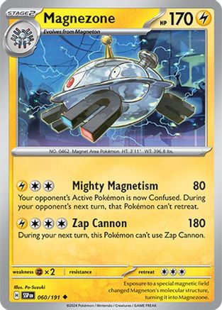 Magnezone 060/191 - Reverse Holofoil SV08 Surging Sparks - Uncommon