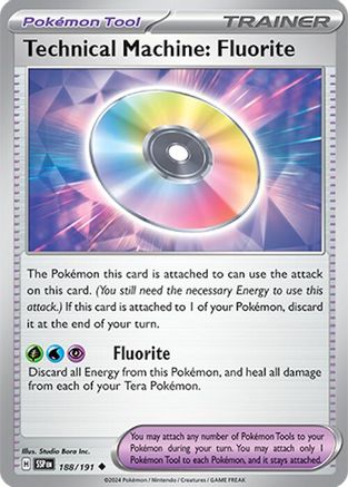 Technical Machine: Fluorite 188/191  - Reverse Holofoil SV08 Surging Sparks - Uncommon