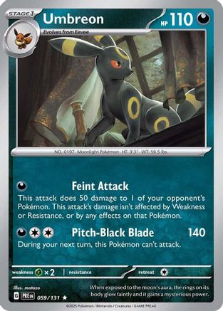Umbreon 059/131 - Holofoil SV Prismatic Evolutions - Rare