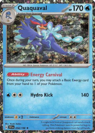 Quaquaval (Sparkle Holo) 054/198 - Holofoil Miscellaneous Cards & Products - Promo