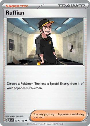 Ruffian 157/159 - Reverse Holofoil SV09 Journey Together - Uncommon