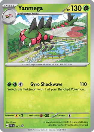 Yanmega 187 - Holofoil SV Scarlet & Violet Promo Cards - Promo