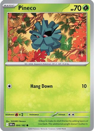 Pineco 004 SV10 Destined Rivals - Common