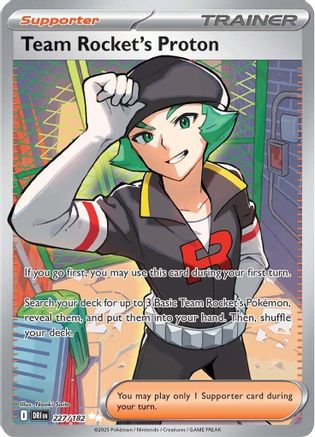 Team Rocket's Proton 227/182 - Holofoil SV10 Destined Rivals - Ultra Rare