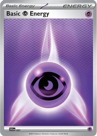 Basic Psychic Energy 021 SVE Scarlet & Violet Energies - Common
