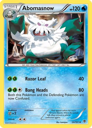 Abomasnow 026 Plasma Blast - Uncommon