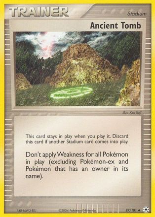 Ancient Tomb 087 - Reverse Holofoil Hidden Legends - Uncommon