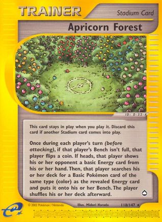 Apricorn Forest Aquapolis - Rare