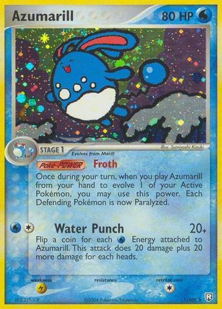 Azumarill Team Rocket Returns - Holo Rare