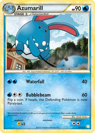 Azumarill - Holofoil HeartGold SoulSilver - Holo Rare