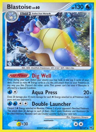 Blastoise - Reverse Holofoil Platinum - Holo Rare