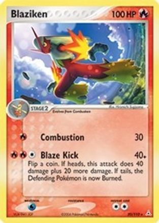 Blaziken - Reverse Holofoil Holon Phantoms - Rare