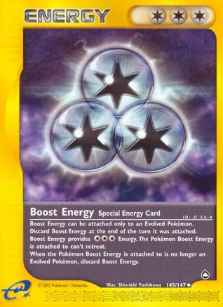 Boost Energy - Reverse Holofoil Aquapolis - Uncommon