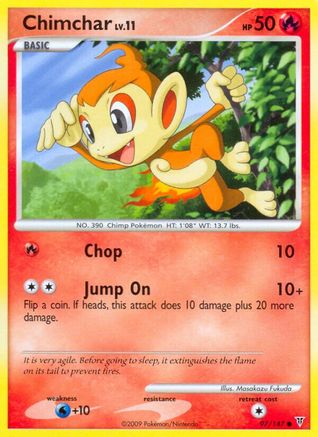 Chimchar - Reverse Holofoil Supreme Victors - Common
