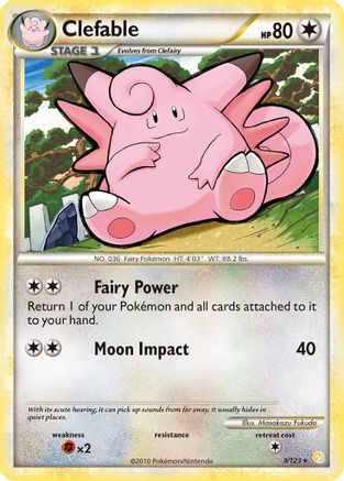 Clefable - Reverse Holofoil HeartGold SoulSilver - Holo Rare