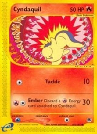 Cyndaquil (105) (105) 105 - Reverse Holofoil Expedition - Common