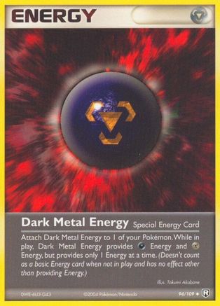 Dark Metal Energy Team Rocket Returns - Uncommon