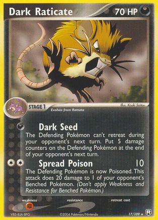 Dark Raticate Team Rocket Returns - Rare