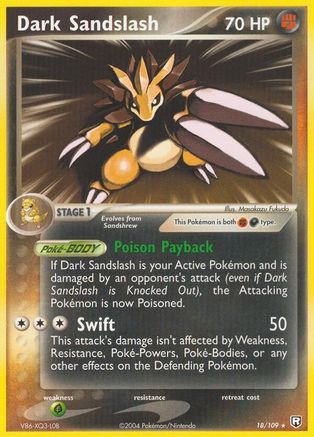 Dark Sandslash Team Rocket Returns - Rare