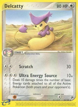 Delcatty - Reverse Holofoil Sandstorm - Uncommon