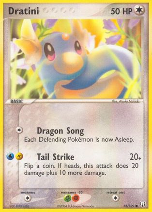 Dratini - 053/109/109 - Reverse Holofoil Team Rocket Returns - Common