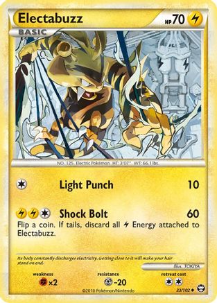 Electabuzz/102 - Reverse Holofoil Triumphant - Uncommon