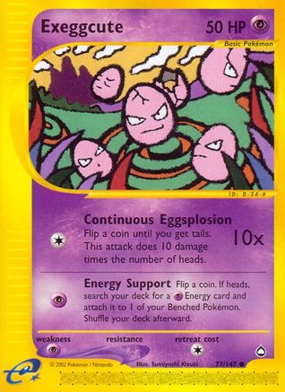 Exeggcute (77) Aquapolis - Common