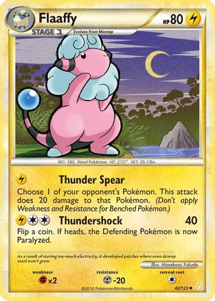 Flaaffy/123 - Reverse Holofoil HeartGold SoulSilver - Uncommon