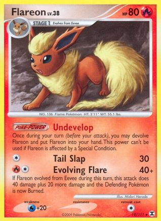 Flareon/111 - Reverse Holofoil Rising Rivals - Rare
