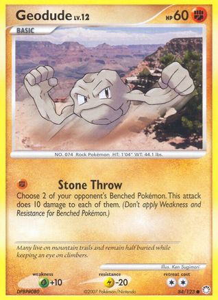 Geodude Mysterious Treasures - Common