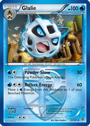 Glalie (Team Plasma) 022 Plasma Blast - Uncommon