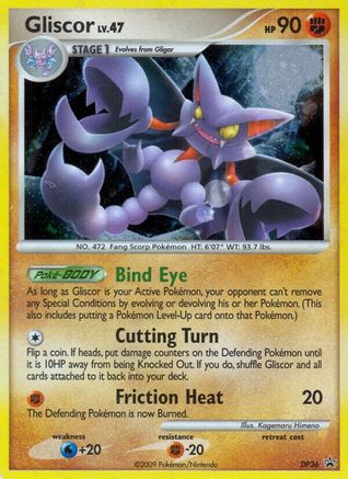 Gliscor DP36 - Holofoil Diamond and Pearl Promos - Promo