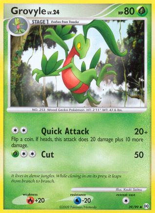 Grovyle (39) (39) 039 - Reverse Holofoil Arceus - Uncommon