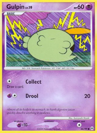 Gulpin (66) 066 - Reverse Holofoil Arceus - Common