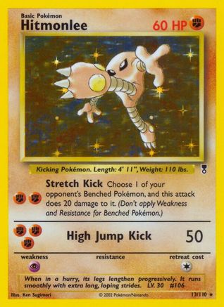 Hitmonlee - Reverse Holofoil Legendary Collection - Holo Rare