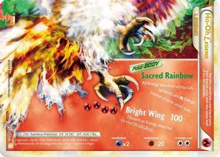 Ho-Oh Legend (Bottom) - Holofoil HeartGold SoulSilver - Ultra Rare