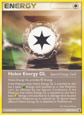 Holon Energy GL - Reverse Holofoil Delta Species - Rare