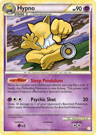 Hypno HeartGold SoulSilver - Rare
