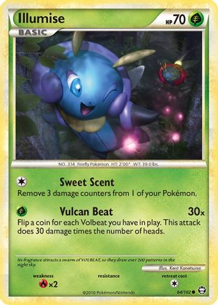 Illumise - Reverse Holofoil Triumphant - Common