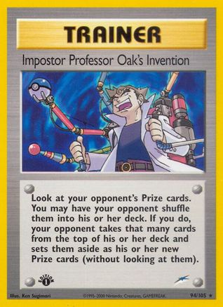 Impostor Professor Oak's Invention - Unlimited Neo Destiny - Rare