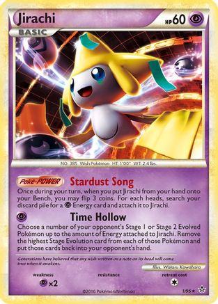 Jirachi 001/95 - Reverse Holofoil Unleashed - Holo Rare