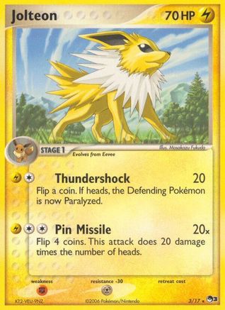 Jolteon 003/017 - Holofoil POP Series 3 - Rare
