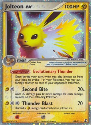 Jolteon ex - Holofoil Delta Species - Ultra Rare