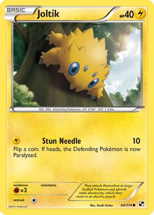 Joltik (44) (44) 044/114 Black and White - Common