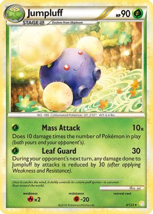 Jumpluff - Holofoil HeartGold SoulSilver - Holo Rare