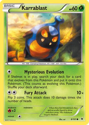 Karrablast - Reverse Holofoil Noble Victories - Common